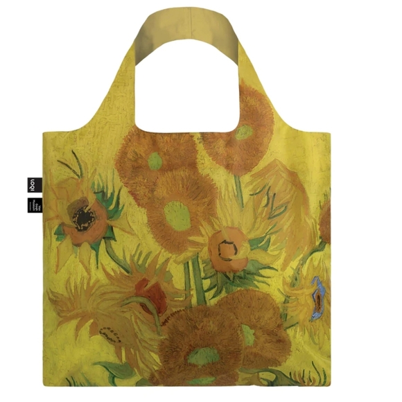 💥BUY 5 GET 3 FREE LOQI REUSABLE TOTE BAG – VINCENT VAN GOGH, SUNFLOWER - Picture 2 of 7